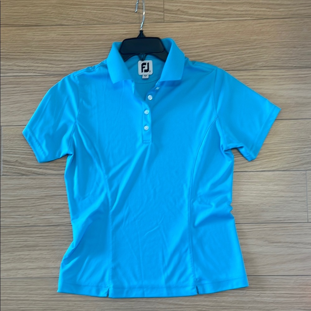EUC! FOOTJOY Vibrant Blue Women’s Golf Polo Sz Small